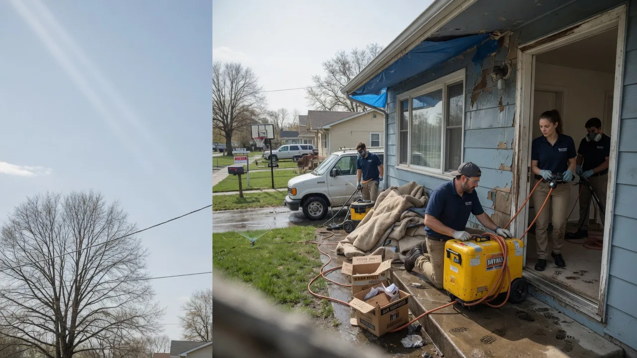 Basement Flood Cleanup in Frankford, MO near me